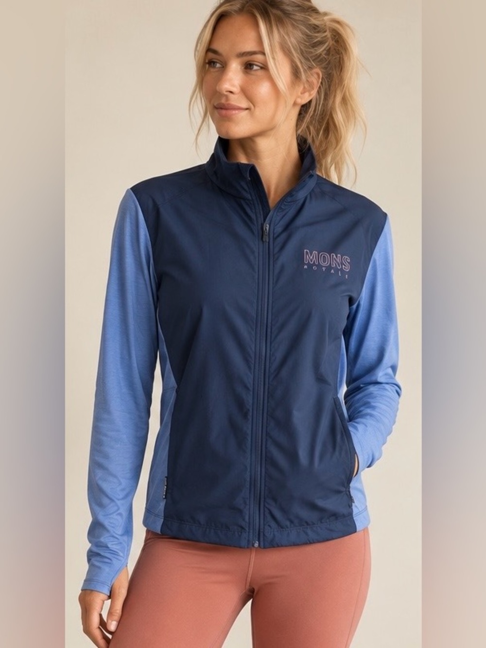 Mons Royale Ultra Lite Air Con Merino Wool Jacket - Like New